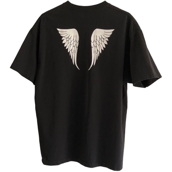 J. Galt Rita Angel Wings Graphic Short Sleeve T-Shirt One Size - Picture 3 of 5